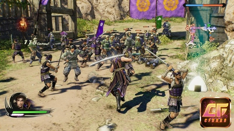 Game Samurai Warriors 5 đặt người chơi vào vai các vị tướng nổi tiếng từ thời Sengoku