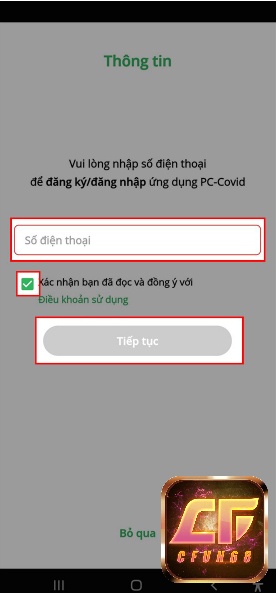 Đăng ký hoặc đăng nhập