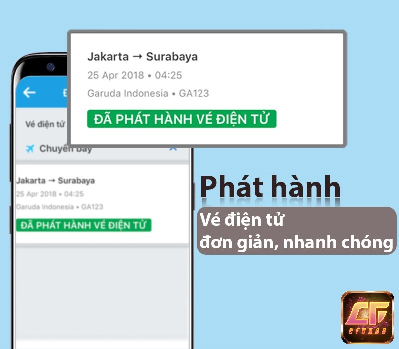 Bạn còn dễ dàng in được vé điện tử nhanh chóng.