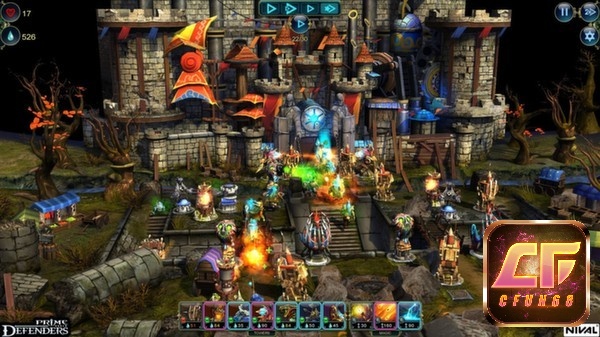Game Prime World là một trò chơi thể loại phòng thủ tháp kết hợp với cơ chế thẻ bài
