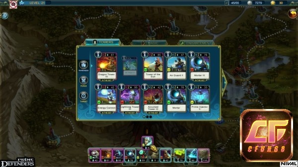 Thẻ bài trong game Prime World là trung tâm của lối chơi
