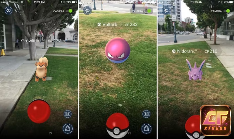 Game pokemon mobile - Pokémon GO người chơi được trải nghiệm bắt pokemon ngoài đời thực