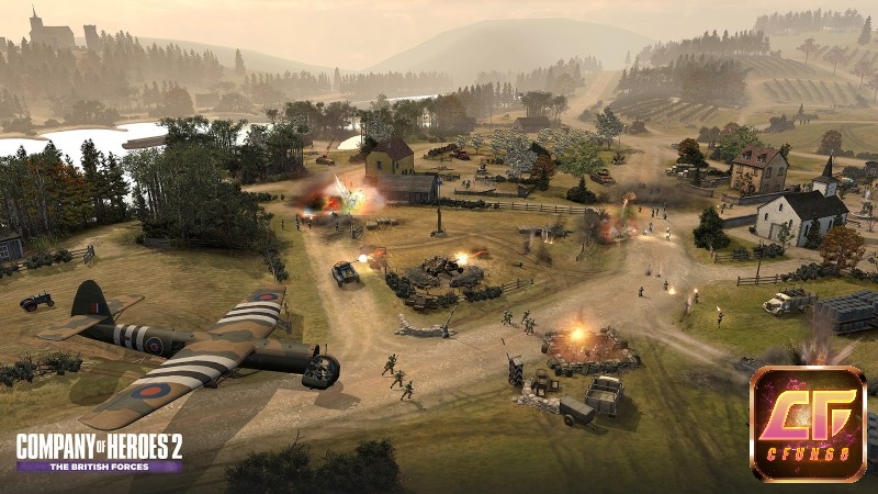 Company of Heroes 2 thực sự tạo nên sự bất ngờ khi có đồ hoạ 3D cực đẹp