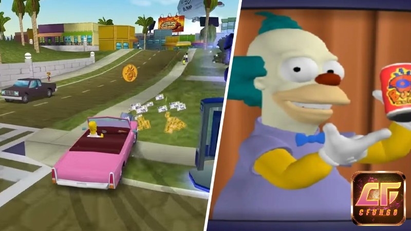 Khám phá những pha hành động kịch tính và đua xe trong The Simpsons Hit & Run