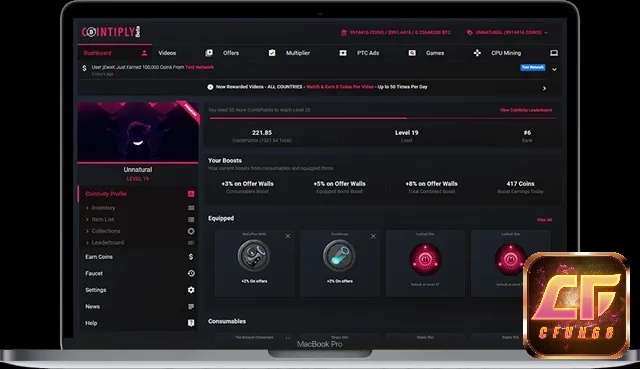 Cointiply là game kiếm tiền mạng thú vị và hấp dẫn