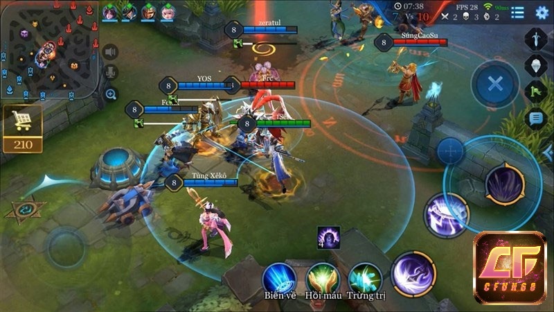 Top game mobile 2024 thể loại moba
