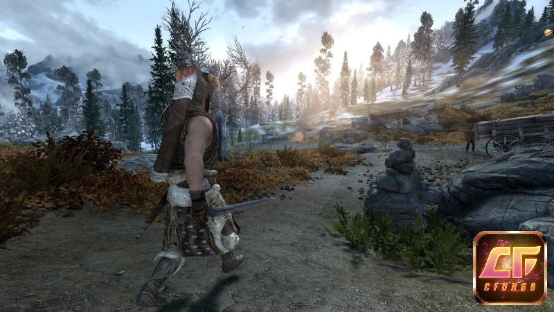 Khám phá thế giới mở rộng lớn của Skyrim, nơi những cuộc phiêu lưu không bao giờ kết thúc
