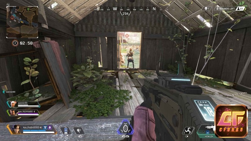 Trải nghiệm đấu súng tốc độ cao và chiến thuật đội nhóm trong Apex Legends