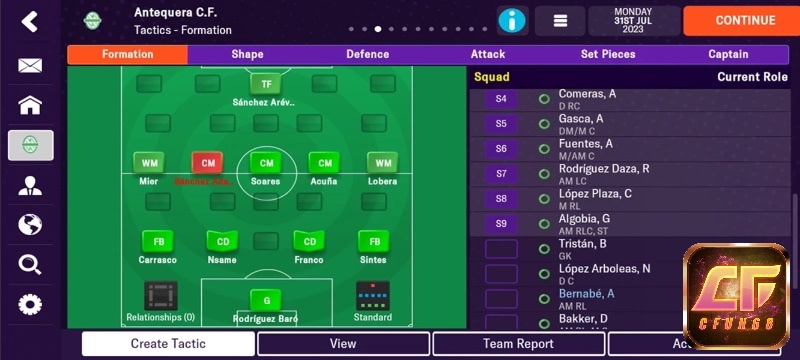 FIFA Mobile Football Manager nổi bật với hệ thống Ultimate Team, cho phép xây dựng đội hình mơ ước và tham gia thị trường chuyển nhượng đa dạng